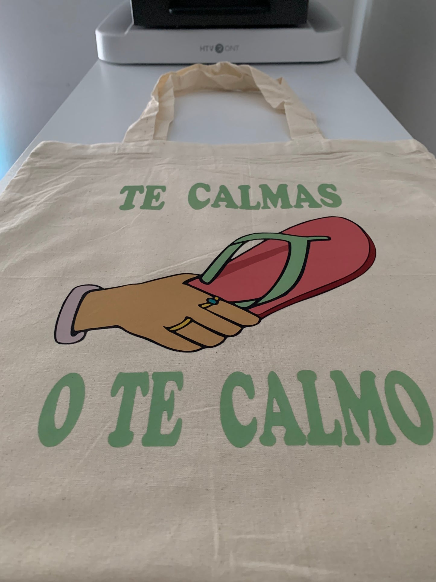 Te Calmas O Te Calmo Tote Bag