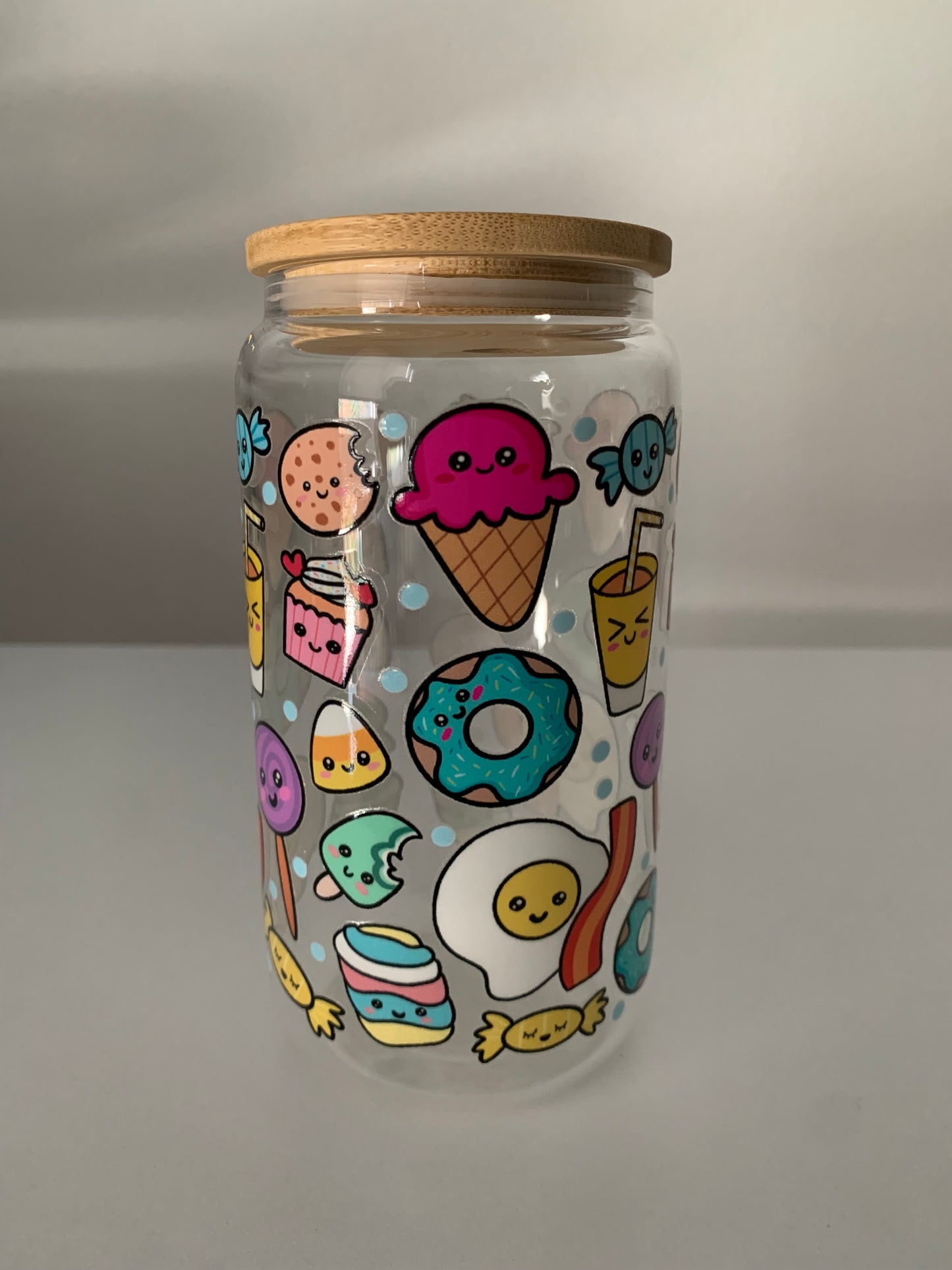 Ice Cream & Candy 16 oz Glass Cup