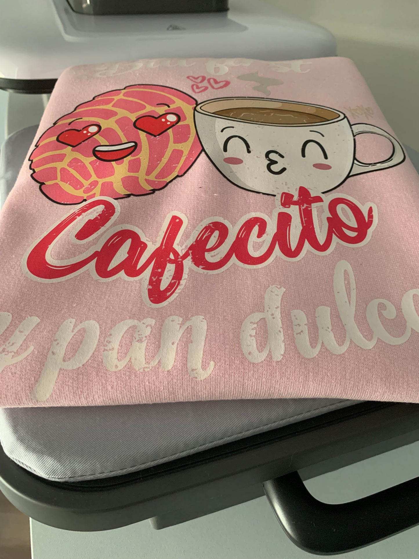 But First Cafecito y Pan Dulce Crewneck Sweater Style 1