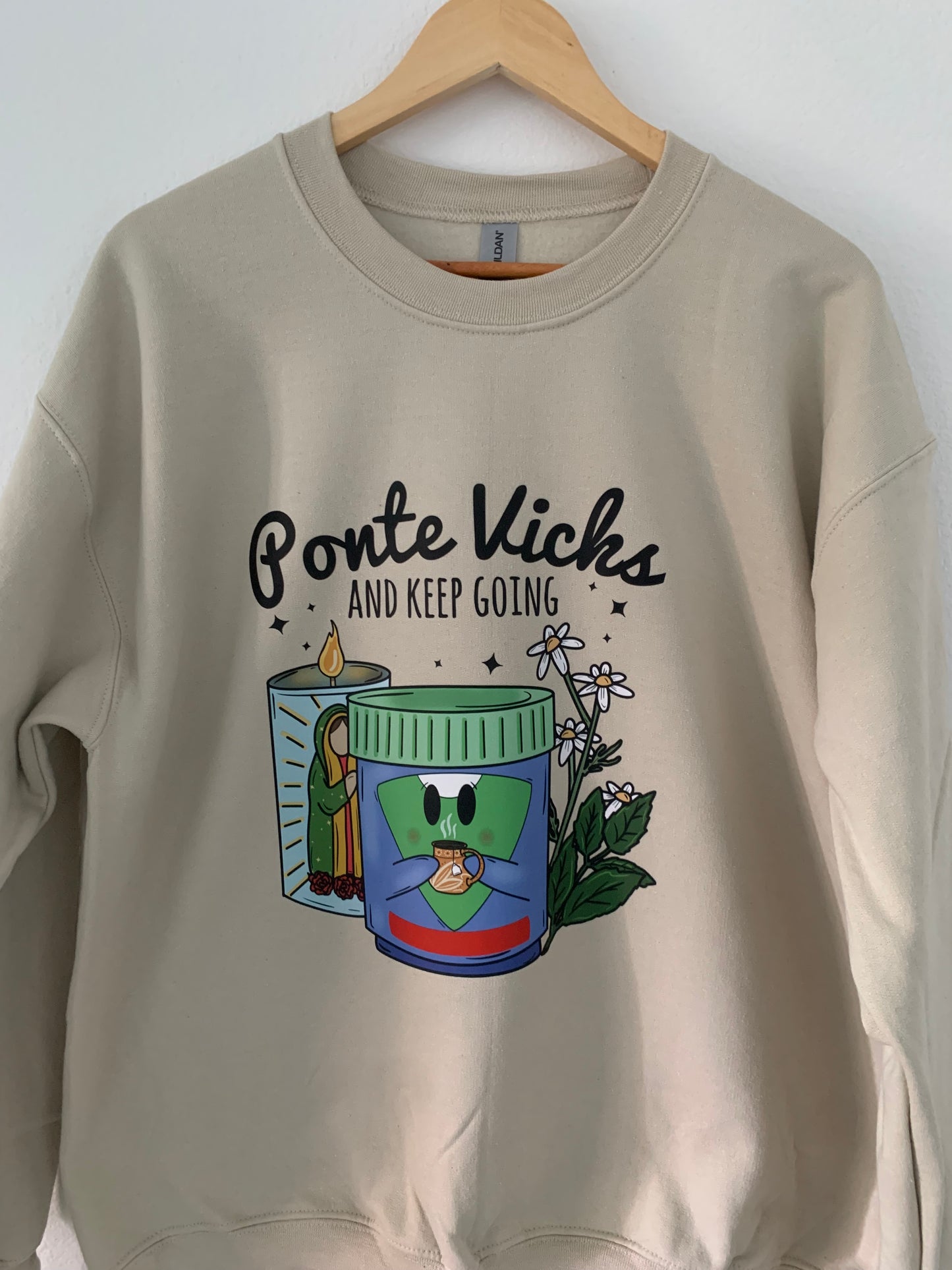 Ponte Vicks and Keep Going Crewneck Sweater