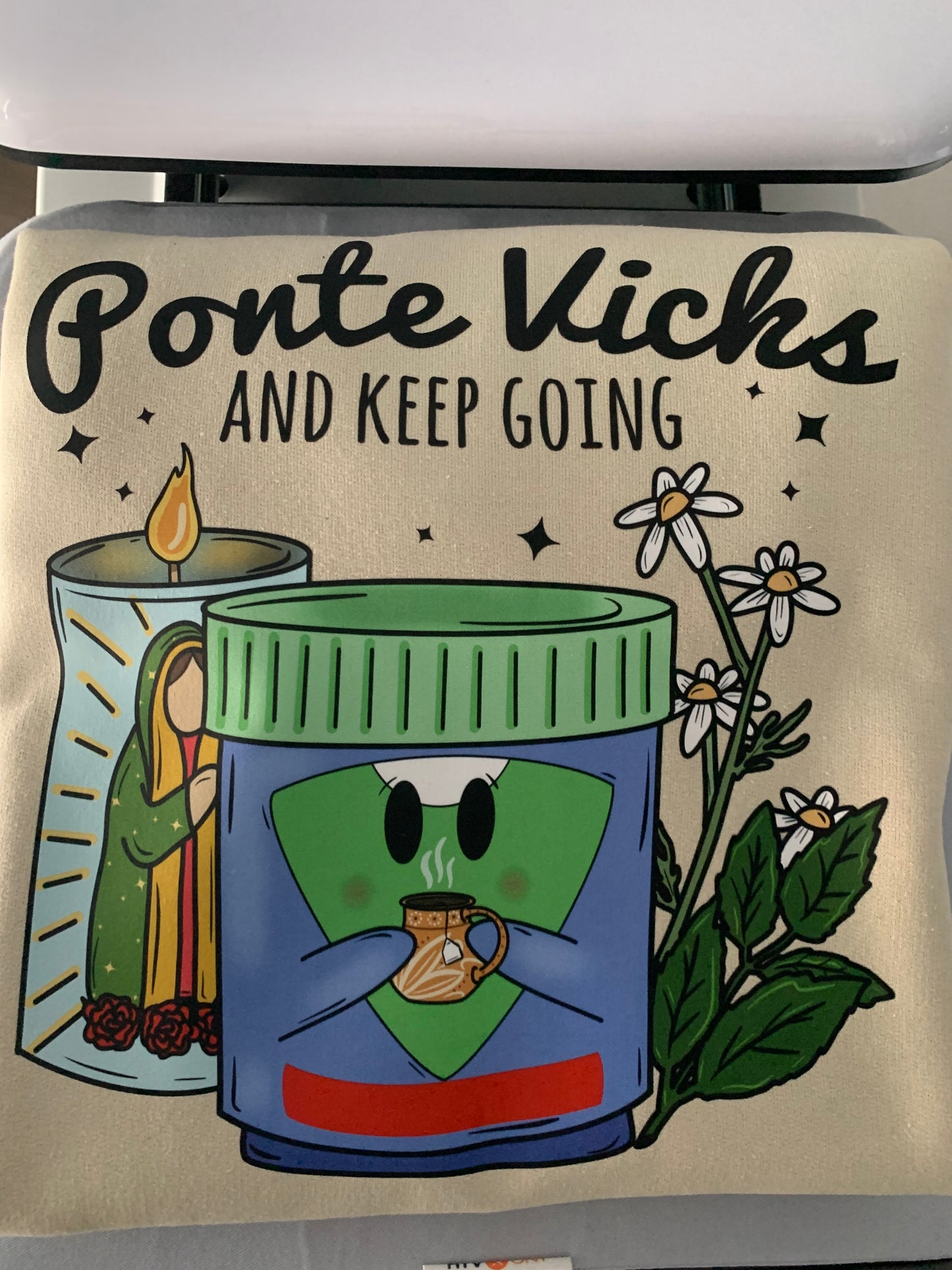 Ponte Vicks and Keep Going Crewneck Sweater