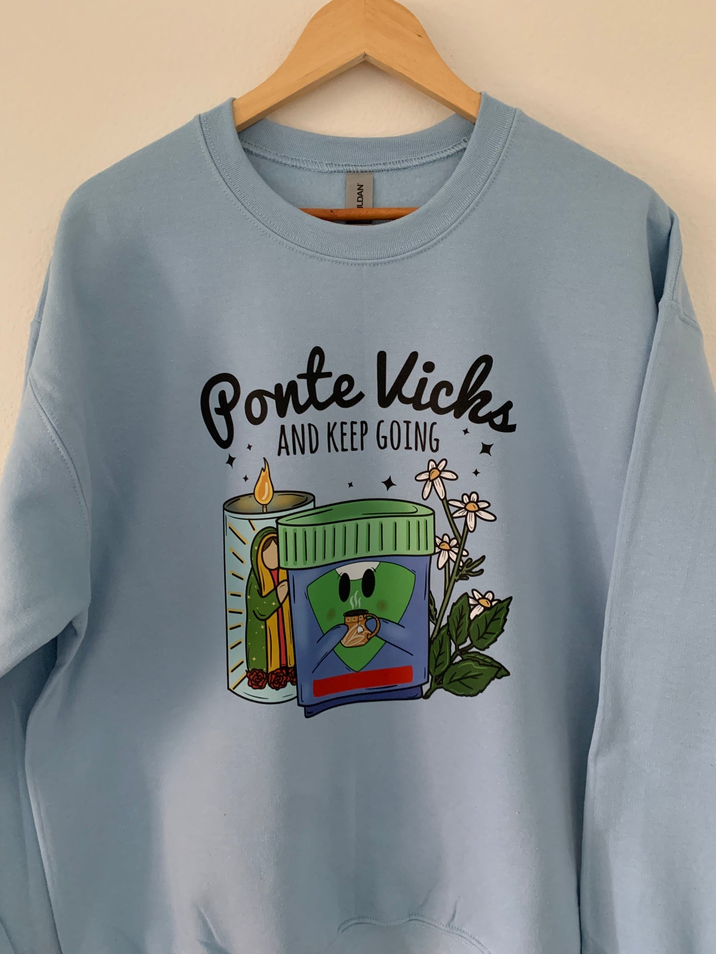 Ponte Vicks and Keep Going Crewneck Sweater