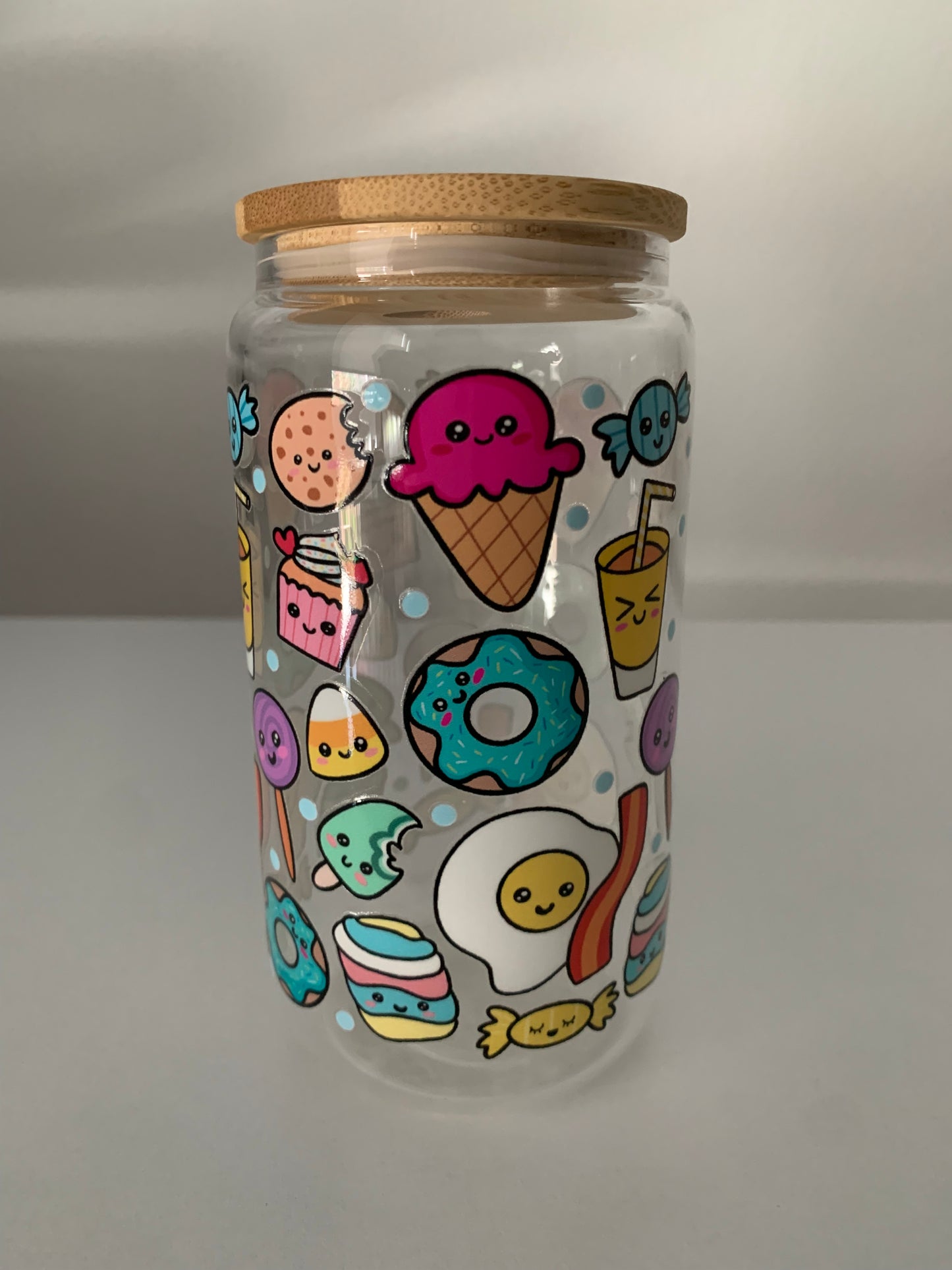 Ice Cream & Candy 16 oz Glass Cup