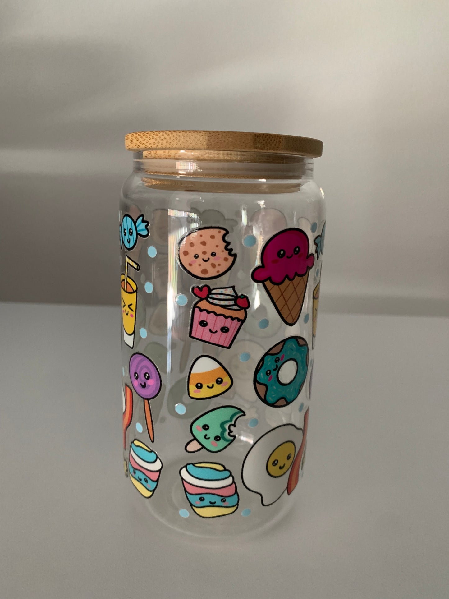 Ice Cream & Candy 16 oz Glass Cup